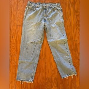 Men’s Levi 550 Straight Leg  Relaxed Fit Light Wash 40 X 32